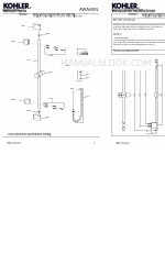 Kohler AWAKEN R99969T Kurulum Talimatları