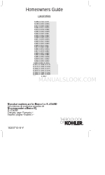 Kohler Chenille K-2184 Manual del propietario