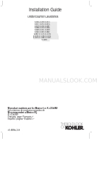 Kohler Compass K-2298 Manual de instalação