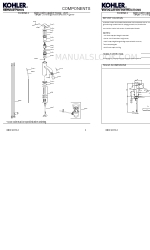 Kohler Components EX28096K-4 Installation Instructions