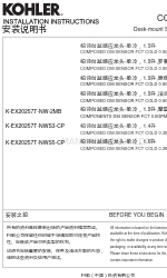 Kohler Composed K-EX20257T-NW-AF Instrukcja instalacji