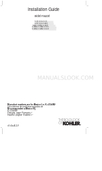 Kohler Coralais K-15286 Manual de instalação