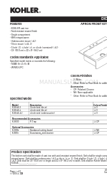 Kohler Dickinson K-6546 Series Manuale