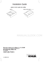 Kohler Dickinson K-6546 Series Manual de instalación