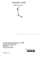 Kohler Escale K-7219 Kurulum Kılavuzu