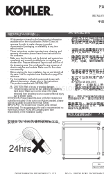 Kohler FAMILY CARE K-706264T-FM-SHP Installation Instructions