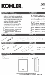 Kohler Grooming K-30495T-L-NA Installation Instructions