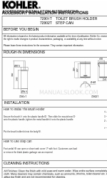 Kohler JULY 72901T Istruzioni per l'installazione