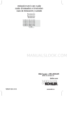 Kohler K-11056 Handbuch für Installation und Pflege