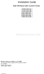 Kohler K-1106 Installation Manual