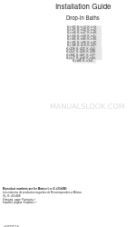 Kohler K-1163 Installation Manual