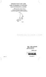 Kohler K-1163 Manuale di installazione e cura