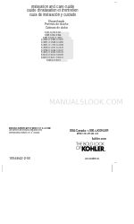 Kohler K-11742 Handbuch für Installation und Pflege