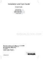 Kohler K-12008 Installation And Care Manual