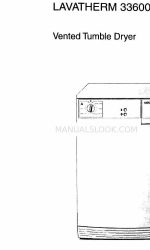 AEG LAVATHERM 33600 Manuel d'utilisation