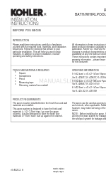 Kohler K-1279 Installationsanleitung Handbuch