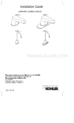 Kohler K-13676 Посібник з монтажу