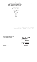 Kohler K-14177 Installation And Care Manual