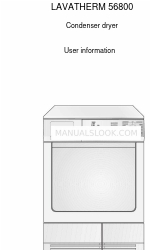 AEG LAVATHERM 56800 User Information