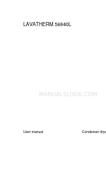 AEG LAVATHERM 56840L User Manual