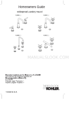 Kohler K-14406-3-BN 주택 소유자 매뉴얼