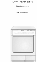 AEG LAVATHERM 57810 User Information