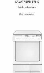 AEG LAVATHERM 57810 User Information