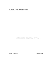 AEG LAVATHERM 59880 User Manual