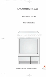 AEG LAVATHERM T56600 User Information