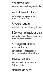 AEG LAVTHTHERM Installation Instructions Manual