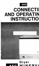 AEG Minerva 25 Operating Instructions Manual