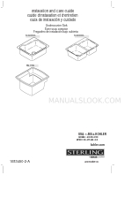 Kohler Sterling SC2522SBG Handbuch für Installation und Pflege