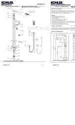 Kohler STRAYT 99166T-C4 Installation Instructions