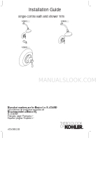 Kohler Taboret Rite-Temp K-T8224-4A Installation Manual