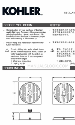 Kohler TOOBI K-15476T インストレーション・インストラクション