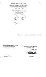 Kohler Toobi KT8979-4-BN Manual de instalação e cuidados