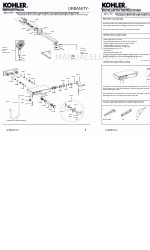 Kohler URBANITY 25717T-9 설치 지침