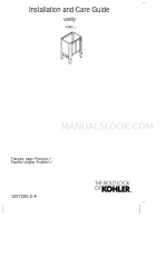 Kohler Vanity K-2604 Manuale di installazione e cura