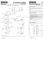 Kohler Waterlite tower 3866 Installation Instructions