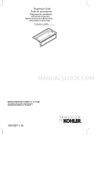 Kohler Archer K-1125-RA-0 Roughing-In-Handbuch