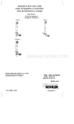 Kohler Clearflo K-7161 Посібник з монтажу та догляду