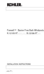 Kohler Freewill K-12105-H 取付説明書