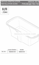 Kohler Jacob Delafon E6D034-00 Installation Manual