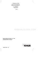 Kohler K-11343-0 Manual de montagem