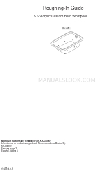 Kohler K-1158 Roughing-In-Handbuch