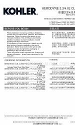 Kohler AERODYNE  K-4165T-NSE Installation Instruction