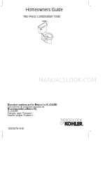 Kohler Cimarron Comfort Height Class Five EcoSmart K-3496-HE Manual do Proprietário