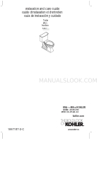 Kohler Inodoro K-3517 Handbuch für Installation und Pflege