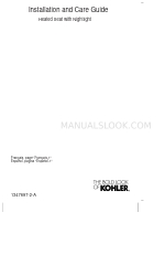 Kohler K-10349 Посібник з монтажу та догляду