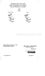 Kohler K-11460 Manuel d'installation et d'entretien